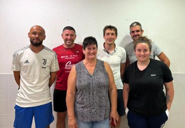 Alexis Nuel, Julien Michel, Corinne Buisson, Benjamin Sicard, Vincent Favier et Amélie Martel.